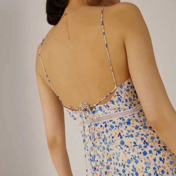 💕FAVORITE DAUGHTER💕 The Satin Blackberry Dress Poppy Floral Print XL NWT - Picture 7 of 17